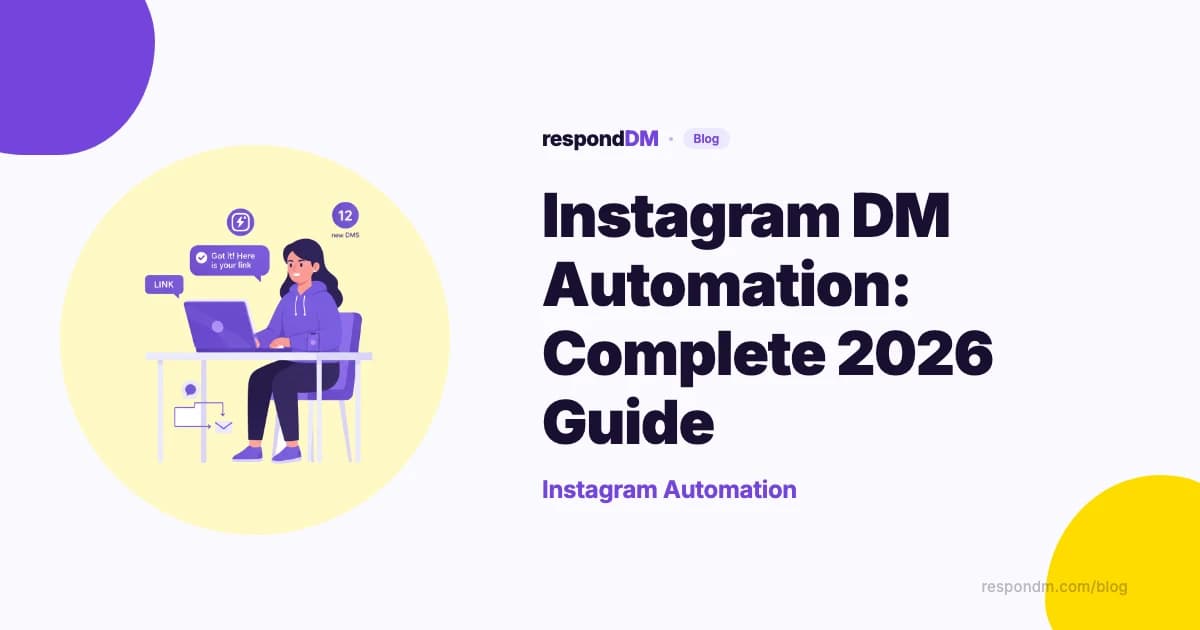 Instagram DM Automation: Complete 2026 Guide