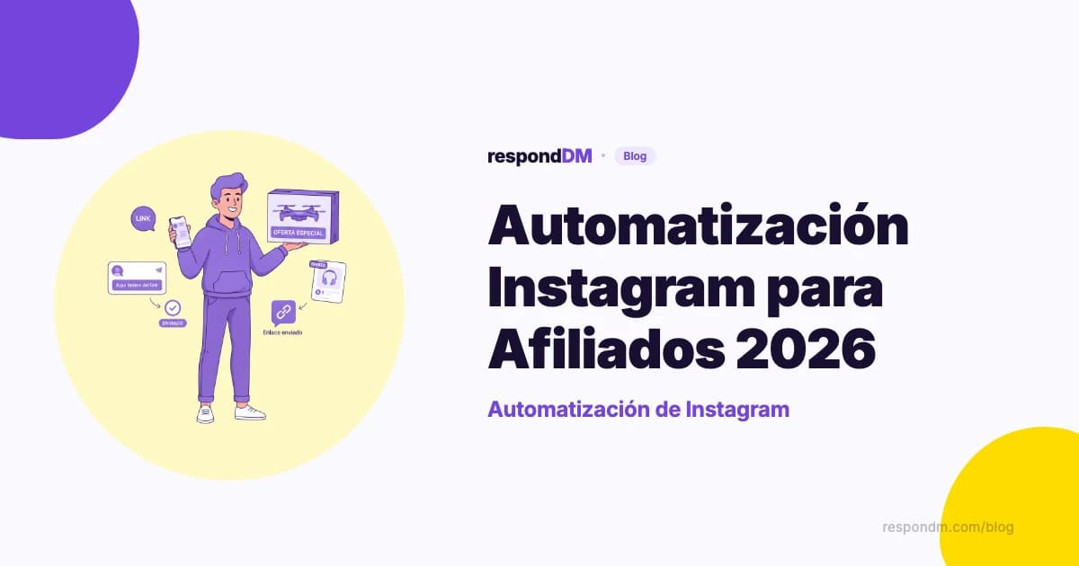 Automatización de Instagram para Afiliados: Cómo Enviar el Link Sin Estar Pegado al Chat