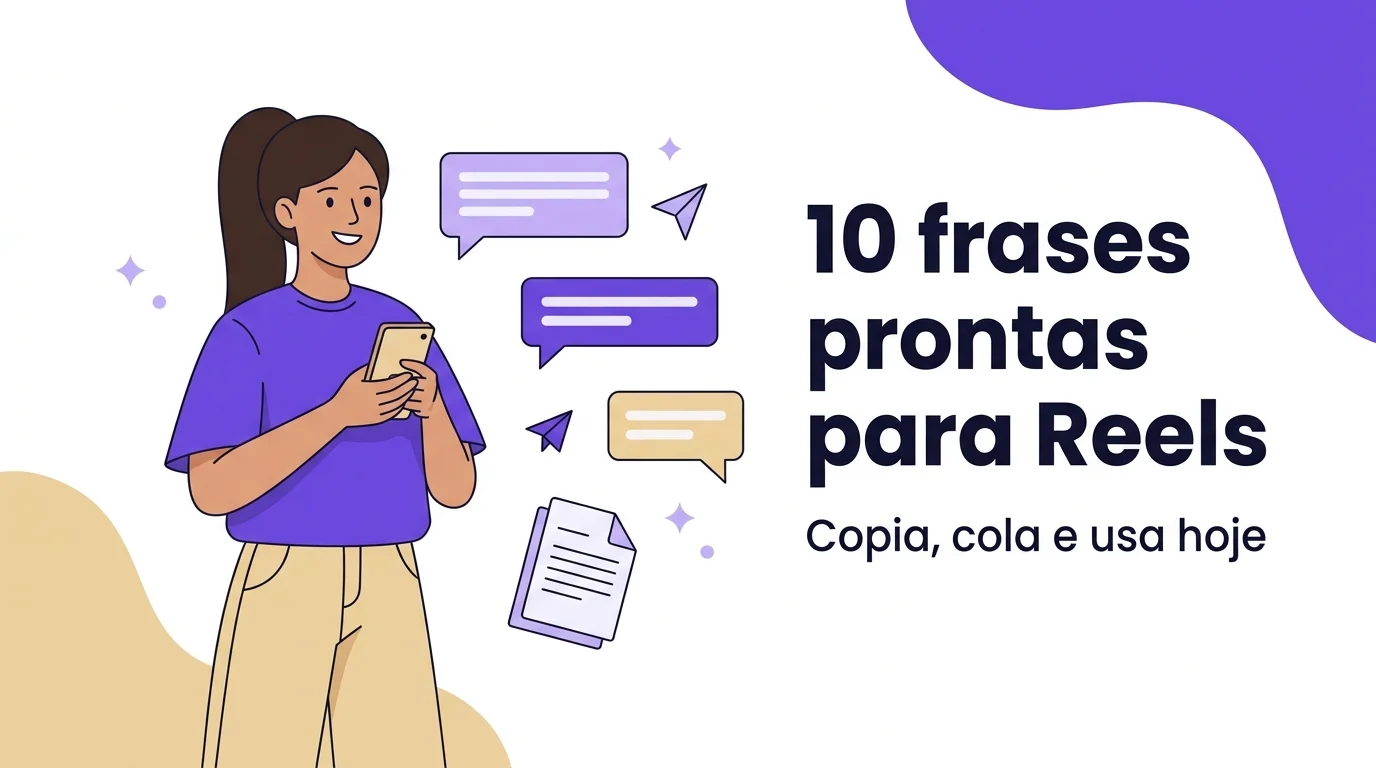 10 Frases Prontas para Reels que Disparam DM Automática