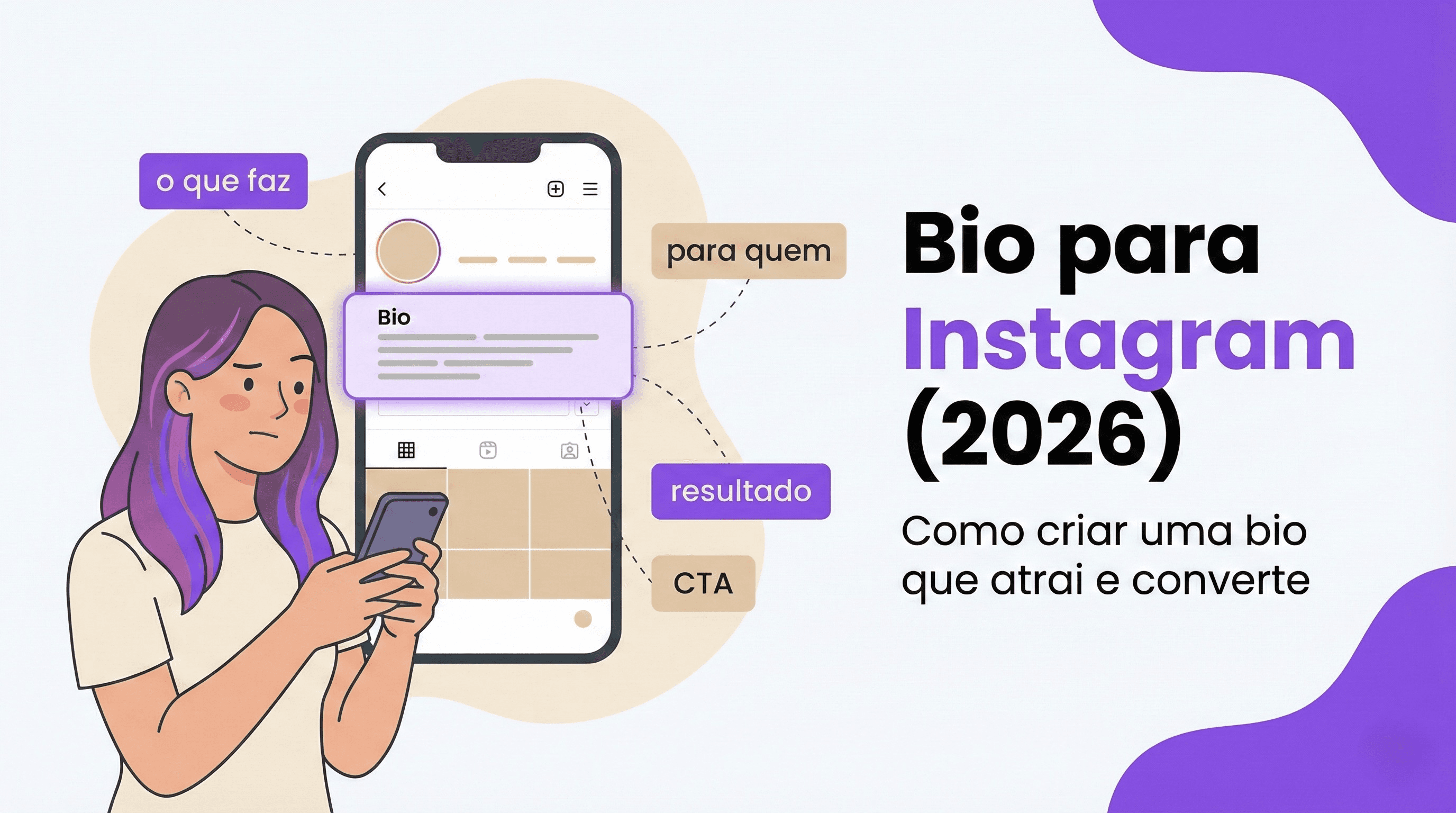 Bio para Instagram em 2026: +50 Exemplos Prontos para Copiar