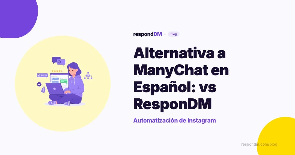 Alternativa a ManyChat en Español: vs ResponDM
