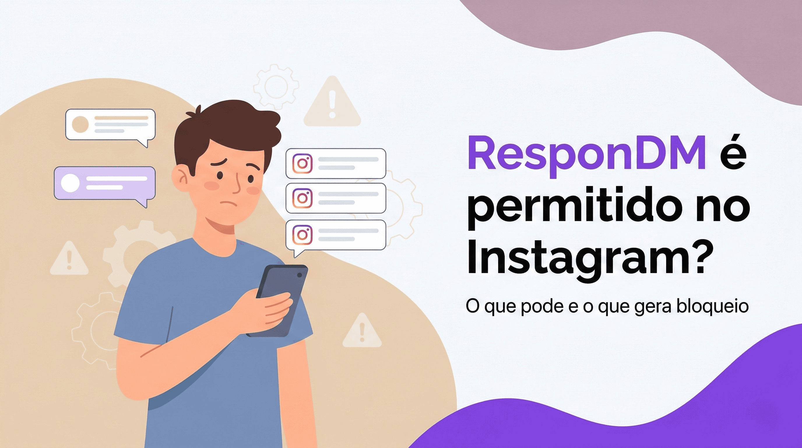 ResponDM é Permitido no Instagram? Automação Segura
