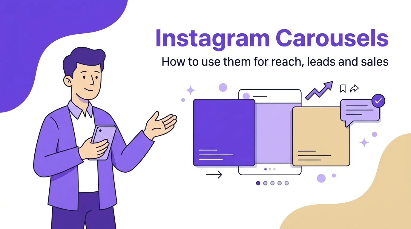 Instagram Carousels: How to Use Them for Reach, Leads, and Sales